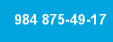 984 875-49-17 984 875-49-17